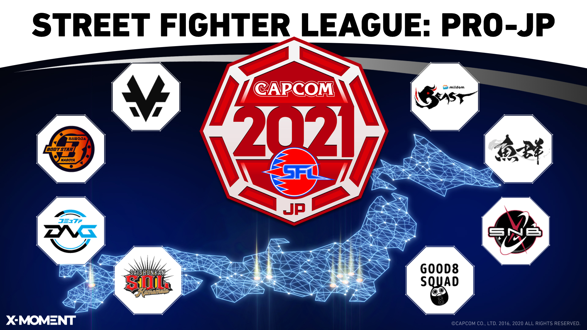 「ストリートファイターリーグ: Pro-JP 2021」公式サイトの選手紹介ページがリニューアル！　SFL開幕事前番組が9月24日（金）19時から配信決定！　のサブ画像1