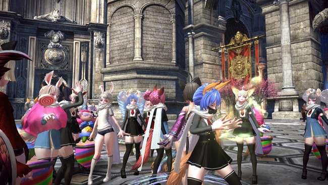 PC向けファンタジーMMORPG『TERA』　イベントサーバー「エリーン女学園」に夏到来！フレッシュな解放感あふれる海辺の学園行事もスタート！のサブ画像8_▲続々と新入生が登校しています