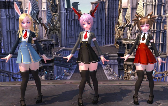 PC向けファンタジーMMORPG『TERA』　イベントサーバー「エリーン女学園」卒業まであと1週間！購買部で買い忘れはないですか？卒業後通常サーバーに移転可能なお得商品をご紹介！のサブ画像4_▲エリーン女学園の制服