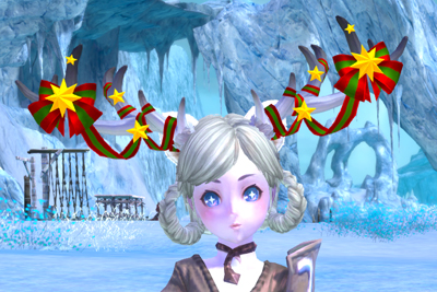 PC向けファンタジーMMORPG『TERA』　幻想的な色彩や景観はまさに『TERA』の代名詞「黎明の島」の再登場を含む最新アップデート本日公開のサブ画像6_▲ルドルフの角（頭アバター）