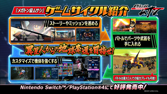 Nintendo Switch™／PlayStation®4『メガトン級ムサシ』体験版＆無料アップデートVol.1本日配信！今後のロードマップも大公開！のサブ画像16