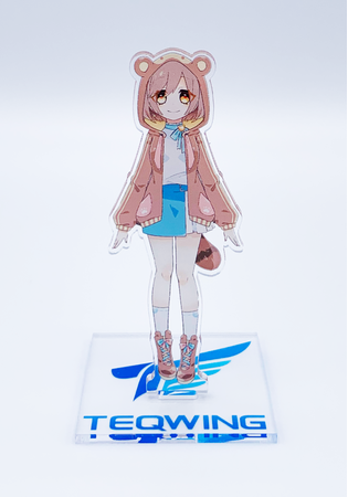 TEQWING e-Sportsより、Vチューバー『綿世たぬ』のアクリルキーホルダー・アクリルフィギュアが新発売！のサブ画像1