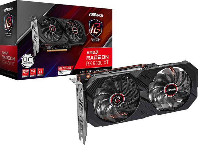 ASRock製 Radeon RX 6500 XT 搭載 グラフィックボード 発売のサブ画像1