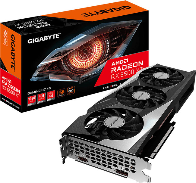 GIGABYTE製 Radeon RX 6500 XT 搭載 グラフィックボード 発売のサブ画像1