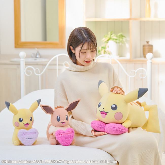 バレンタインをピカチュウとイーブイが応援♥ナムコオリジナルグッズが登場！ 『ポケモン もっと!かわいい! キャンペーン in NAMCO』開催!!のサブ画像2