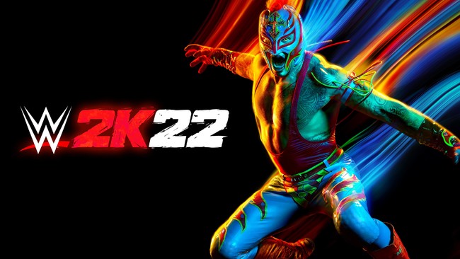 華麗に宙を舞うレイ・ミステリオ®とタッグを組んだ『WWE® 2K22』で“新たな熱狂を”のサブ画像1