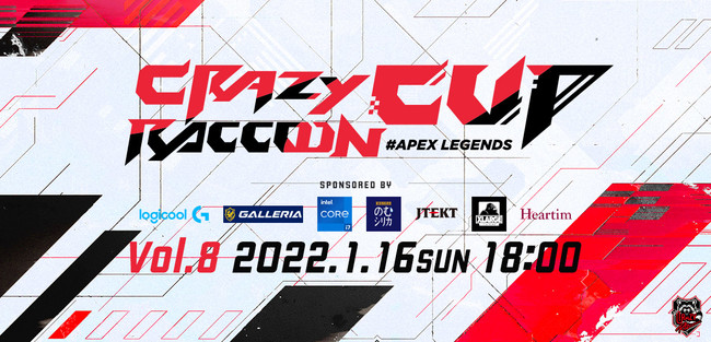 ライブ配信サービス「Mildom」で、プロゲーミングチーム　Crazy Raccoonが開催する「第8回 Crazy Raccoon Cup Apex Legends」を配信決定のサブ画像1