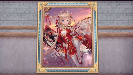 「幻想神域 -Another Fate-」 幻神「繚乱の舞姫・小喬」が新登場！「天空の塔」に第61～65層を追加実装！のサブ画像4_小喬の肖像画