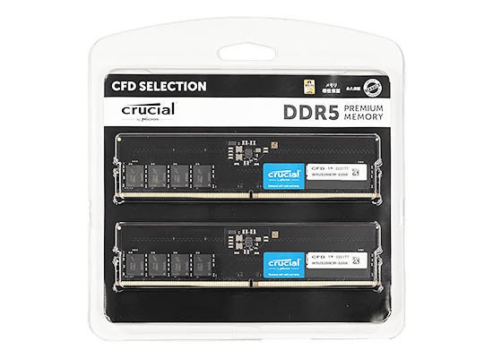 PCパーツの総合サプライヤー「CFD販売」から、DDR5-5200メモリを発売のサブ画像2