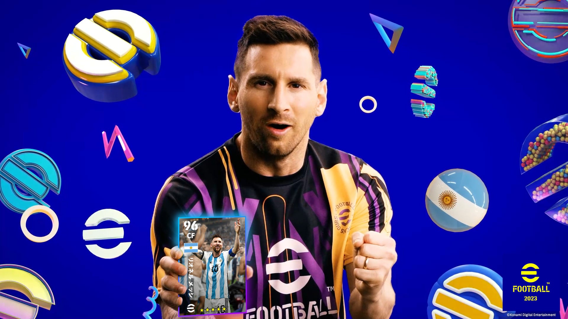 ¡Enhorabuena Messi!『eFootball™ 2023』と『ウイコレ』でメッシ選手の限定カードをプレゼント中！！のサブ画像1