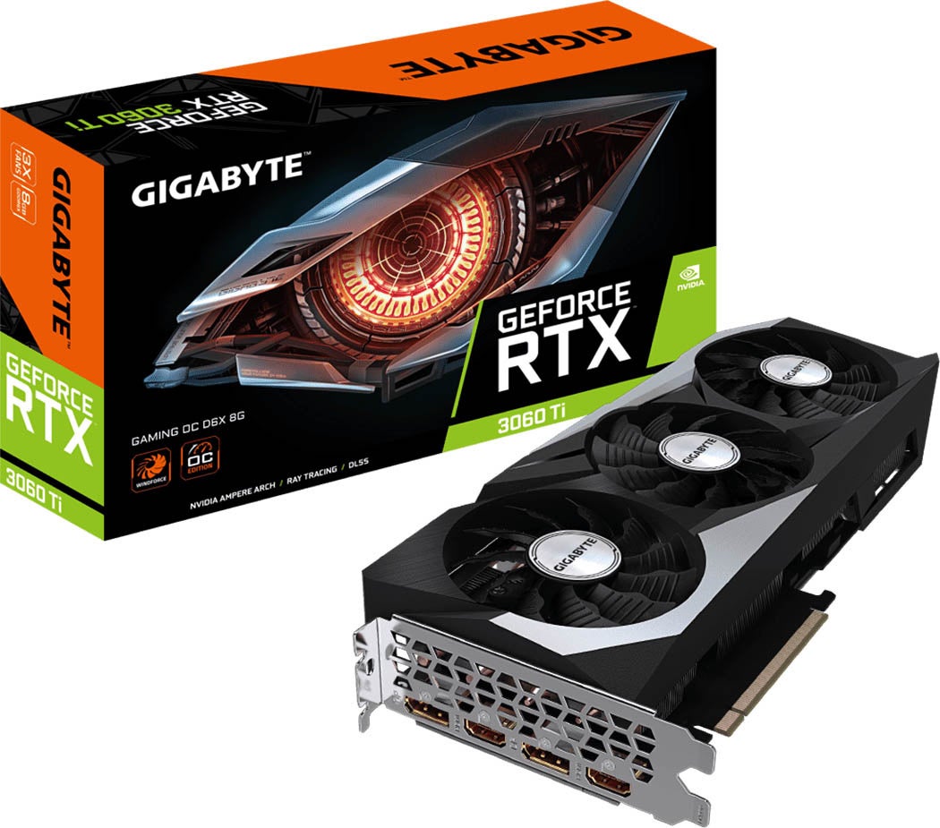 VRAMにGDDR6Xを搭載した、GIGABYTE製 GeForce RTX 3060 Ti 搭載 グラフィックボード 発売のサブ画像1