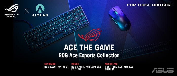 ASUSのゲーミングブランドのRepublic Of Gamersより初のE-Sportsコレクション「ACE SERIES」のゲーミングデバイス３製品を発表のサブ画像1