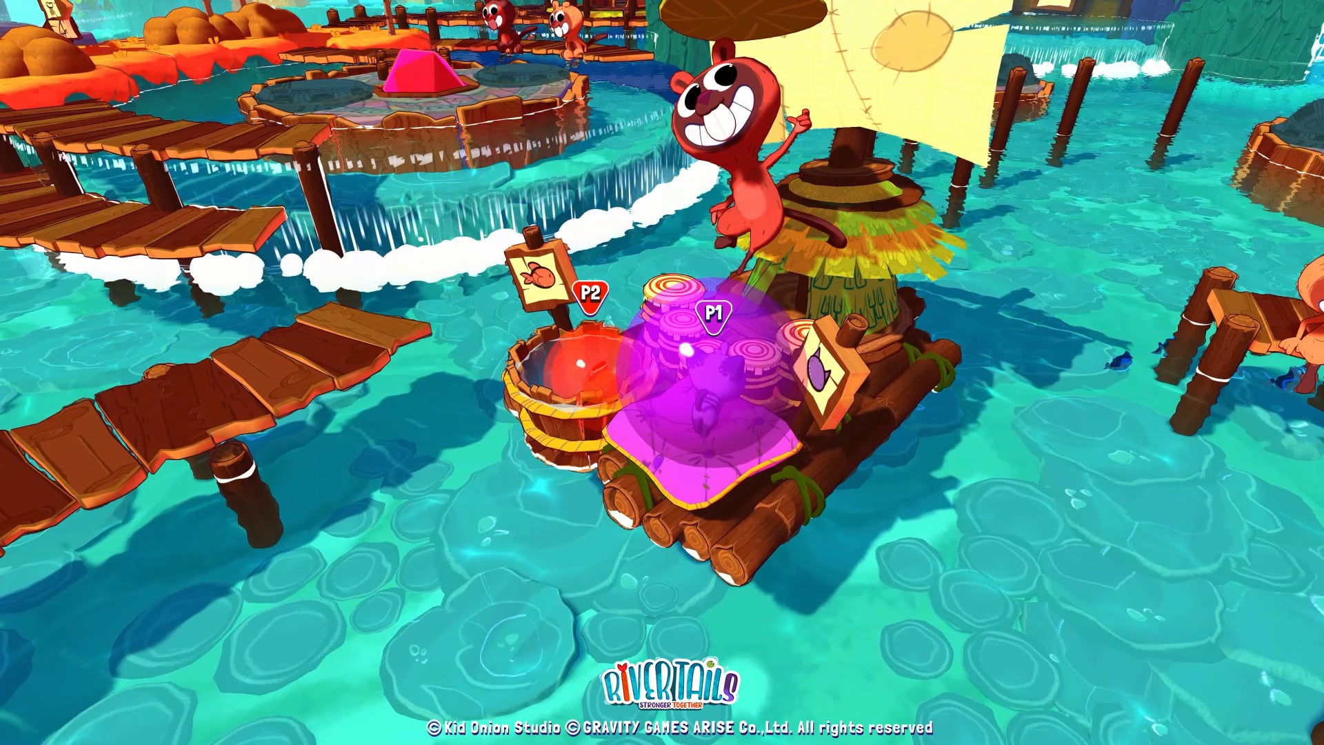 【River Tails: Stronger Together】猫と魚の協力プレイがかわいい Co-opアクションアドベンチャーゲーム　Steamのアーリーアクセスがまもなくスタート！のサブ画像11