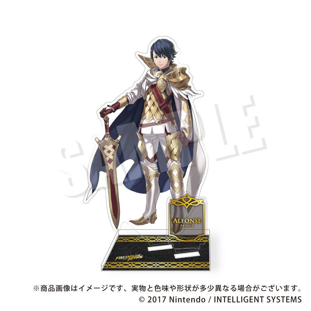 『ファイアーエムブレム ヒーローズ』より、ゲームに登場するキャラクターの美麗イラストが、アクリルスタンドになって続々登場です！のサブ画像2