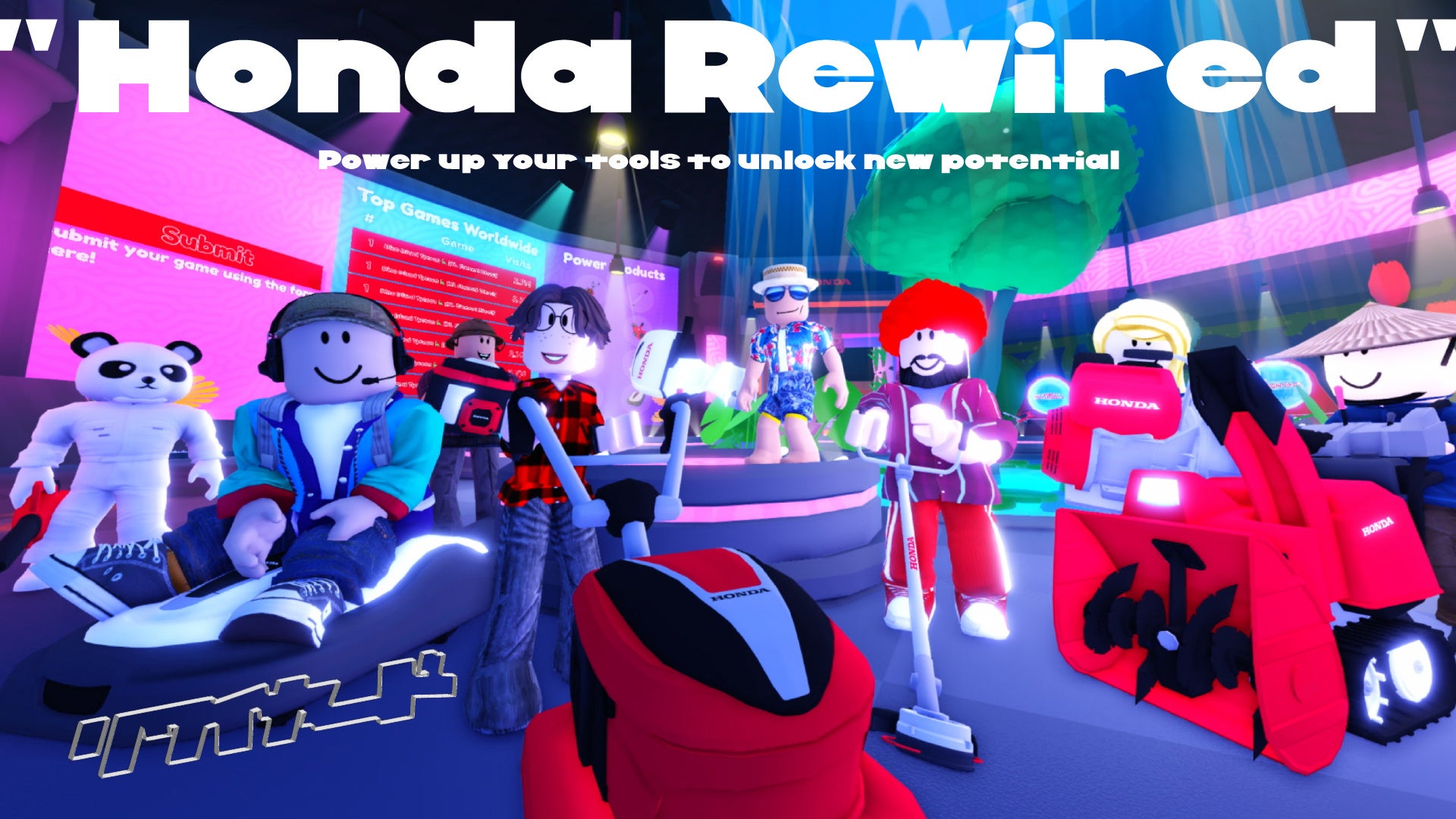 Robloxにて開催されたキャンペーン『Honda Rewired』の実施を、日本発Robloxクリエイターコミュニティ『DEVLOX』がサポートさせていただきました。のサブ画像1