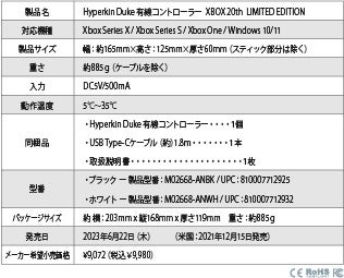 HYPERKIN、Xboxライセンス取得のゲームコントローラー２機種同時発売で日本市場に本格上陸！のサブ画像8