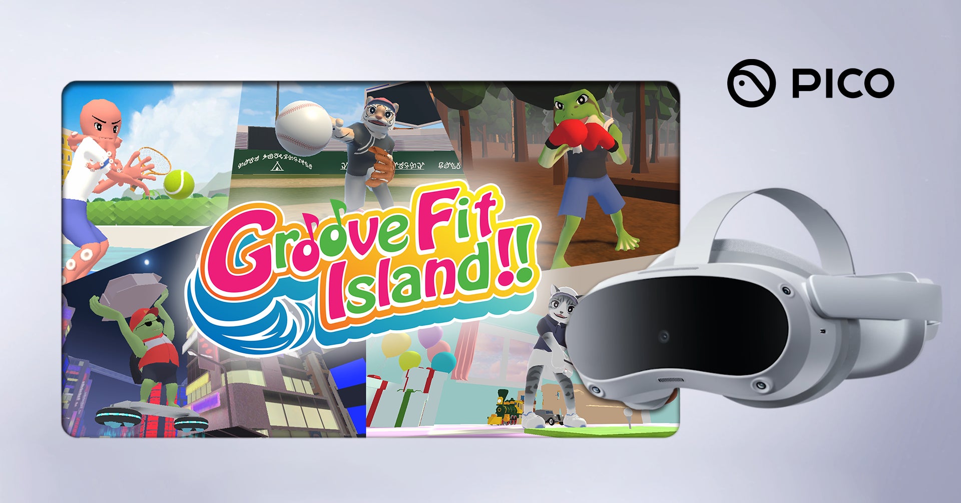 VRリズムフィットネスゲーム『Groove Fit Island!!』、PICOに対応！のサブ画像1