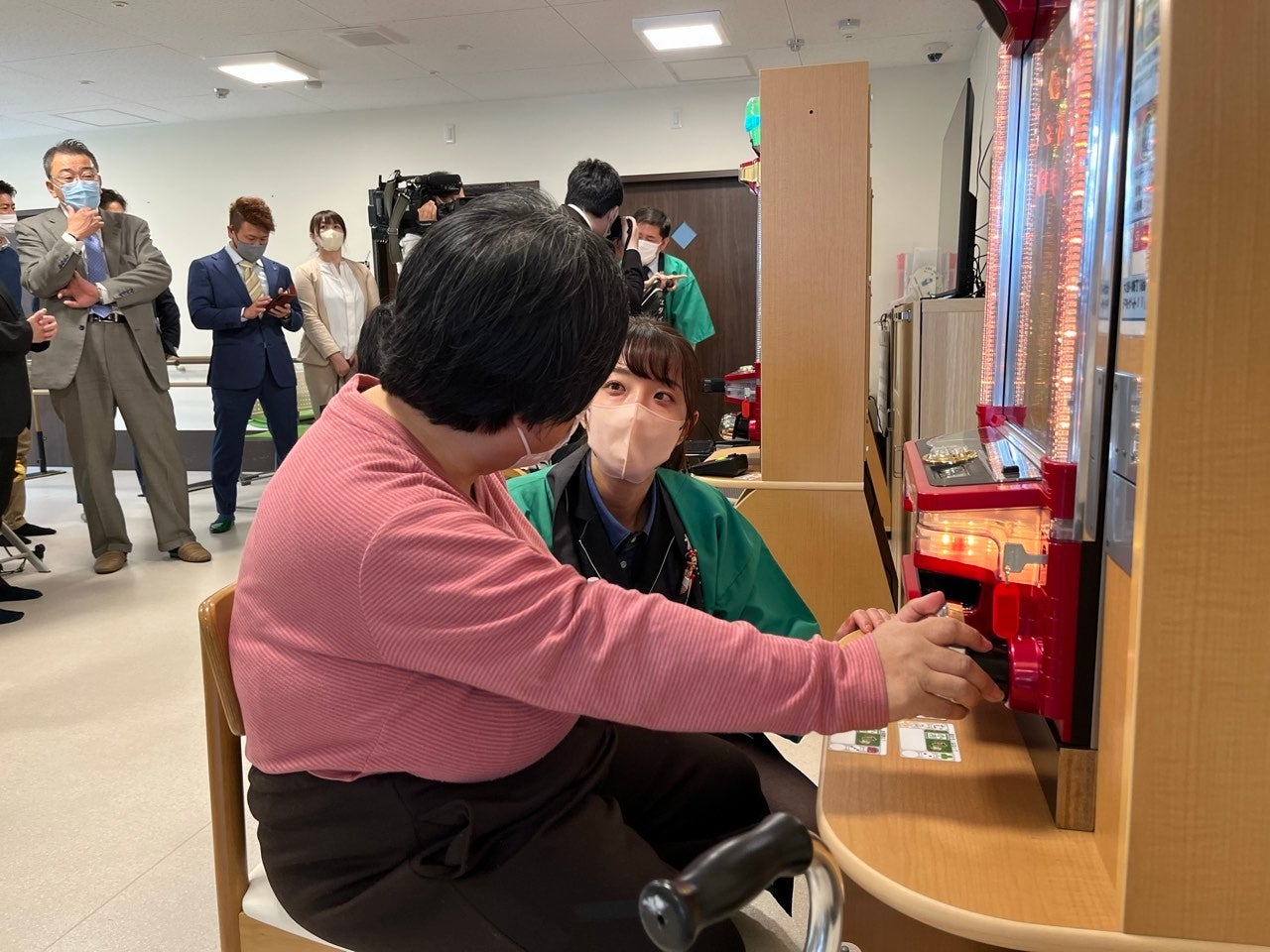 福祉向けパチンコ「エアロビック・トレパチ！」群馬県内10施設へ寄贈のサブ画像4