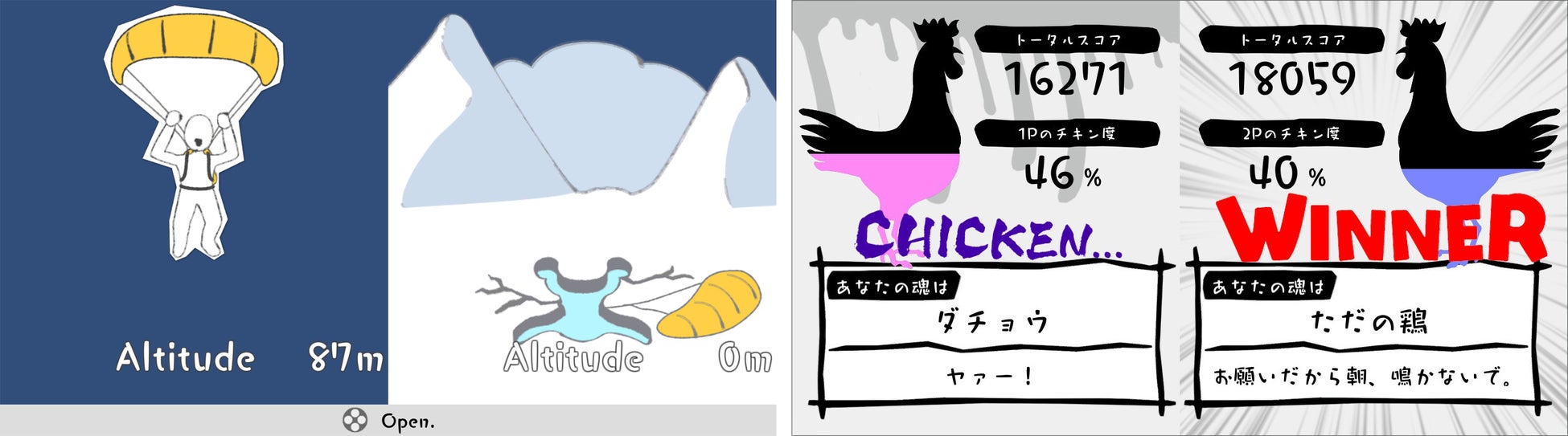 最強のチキンを決めろ!!「鳥魂（とりだま）～みんなでチキン度診断～」Steam®版リリース決定！Steam®︎版はオンライン対戦も可能！のサブ画像2