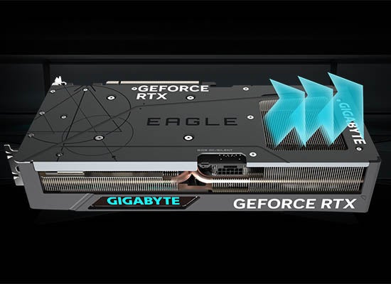 GeForce RTX 4070 Ti、高冷却3連ファン搭載オーバークロックグラフィックボード「GV-N407TEAGLE OC-12GD R2.0」発売 | GIGABYTEからのサブ画像3