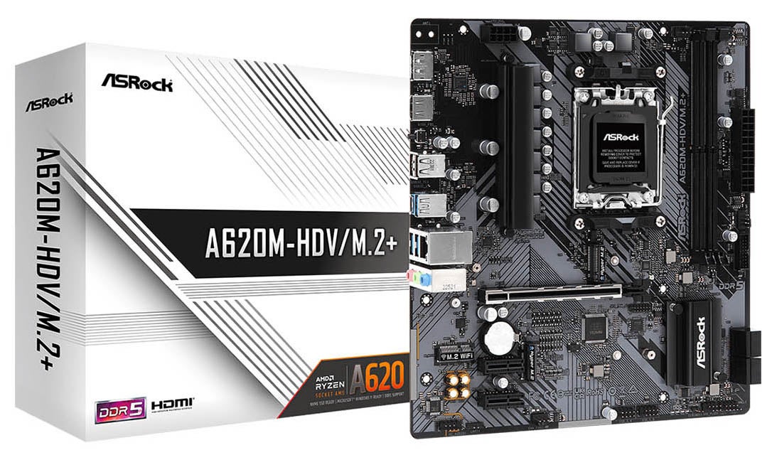 A620チップ搭載MicroATXマザーボードとM.2 SSDを4枚搭載できるPCIe5.0増設ボード発売 | ASRockからのサブ画像2