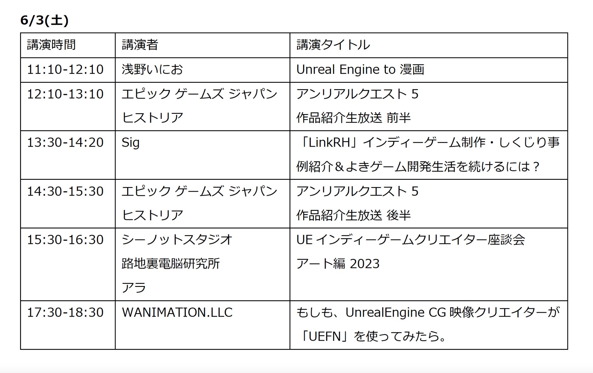 Epic Games 公式無料イベント「UNREAL FEST 2023 TOKYO」の講演一覧や、試遊展示タイトルを公開！さらにユーザ参加型企画「アンリアルクエスト5」の詳細も！のサブ画像4