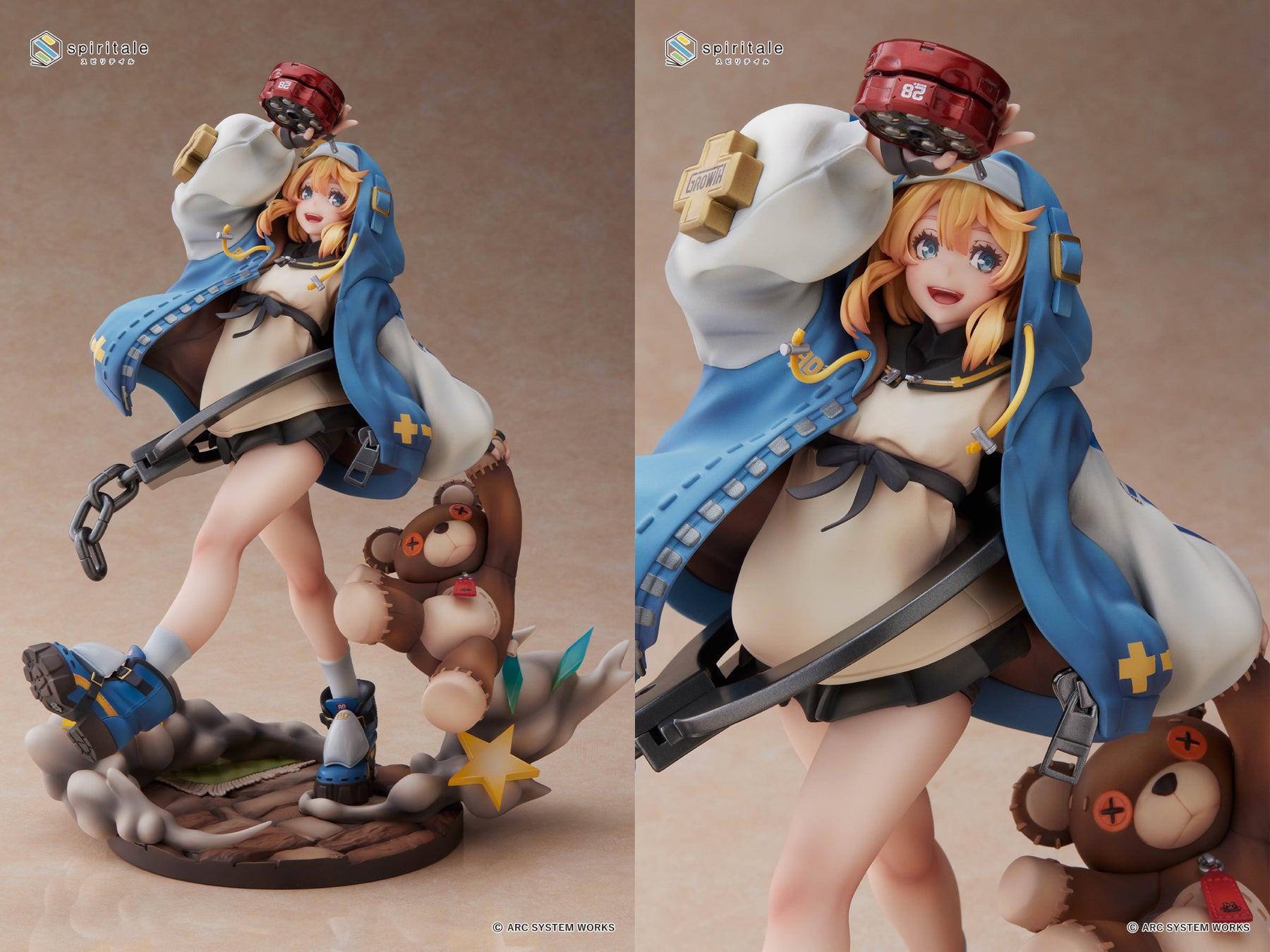 高品質フィギュアブランド spiritale より「GUILTY GEAR -STRIVE-　ブリジット 1/7スケールフィギュア」が本日11時より予約開始！のサブ画像2