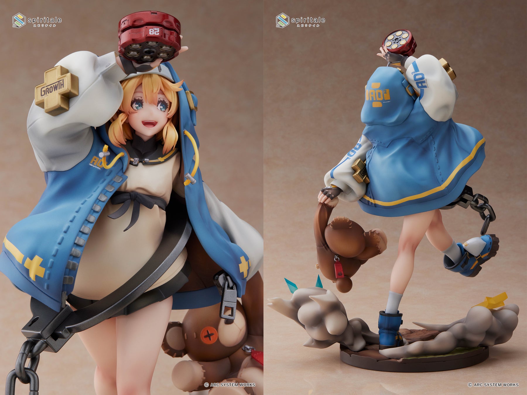 高品質フィギュアブランド spiritale より「GUILTY GEAR -STRIVE-　ブリジット 1/7スケールフィギュア」が本日11時より予約開始！のサブ画像4