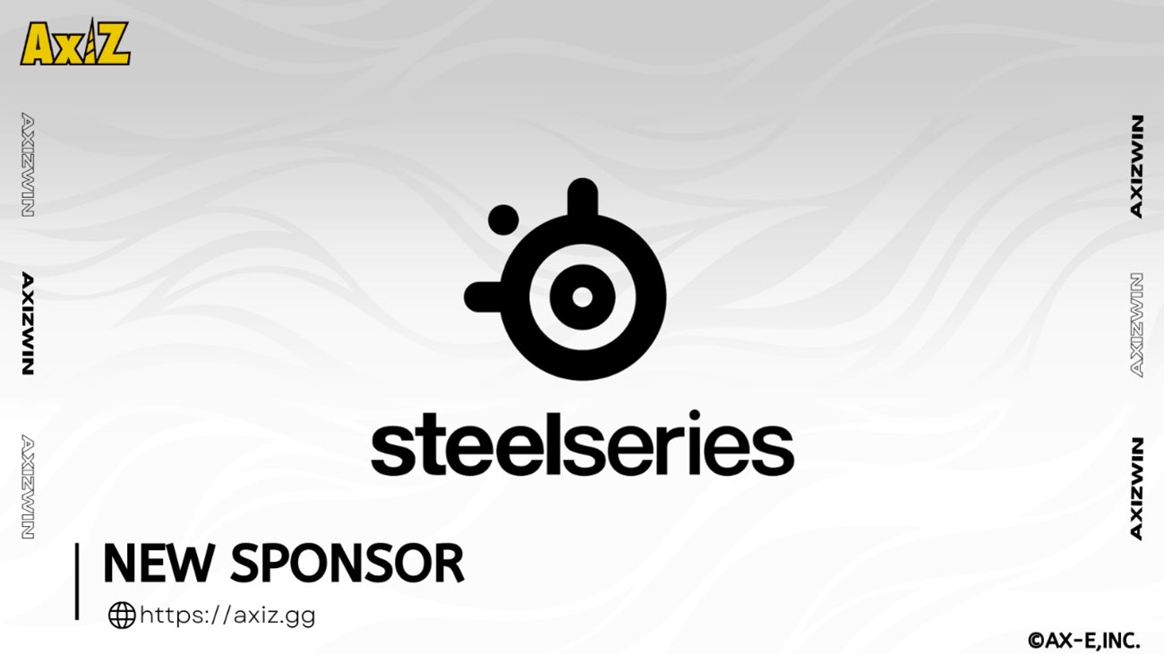 SteelSeries、プロeスポーツチーム 「AXIZ」とのパートナーシップ契約締結のお知らせのサブ画像1