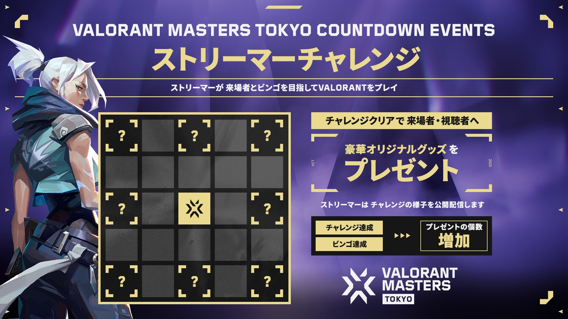 ライアットゲームズ、VALORANT Masters Tokyoの開催を記念し、「VALORANT Masters Tokyo Countdown Events」を6月1日から10日までの10日間開催のサブ画像6