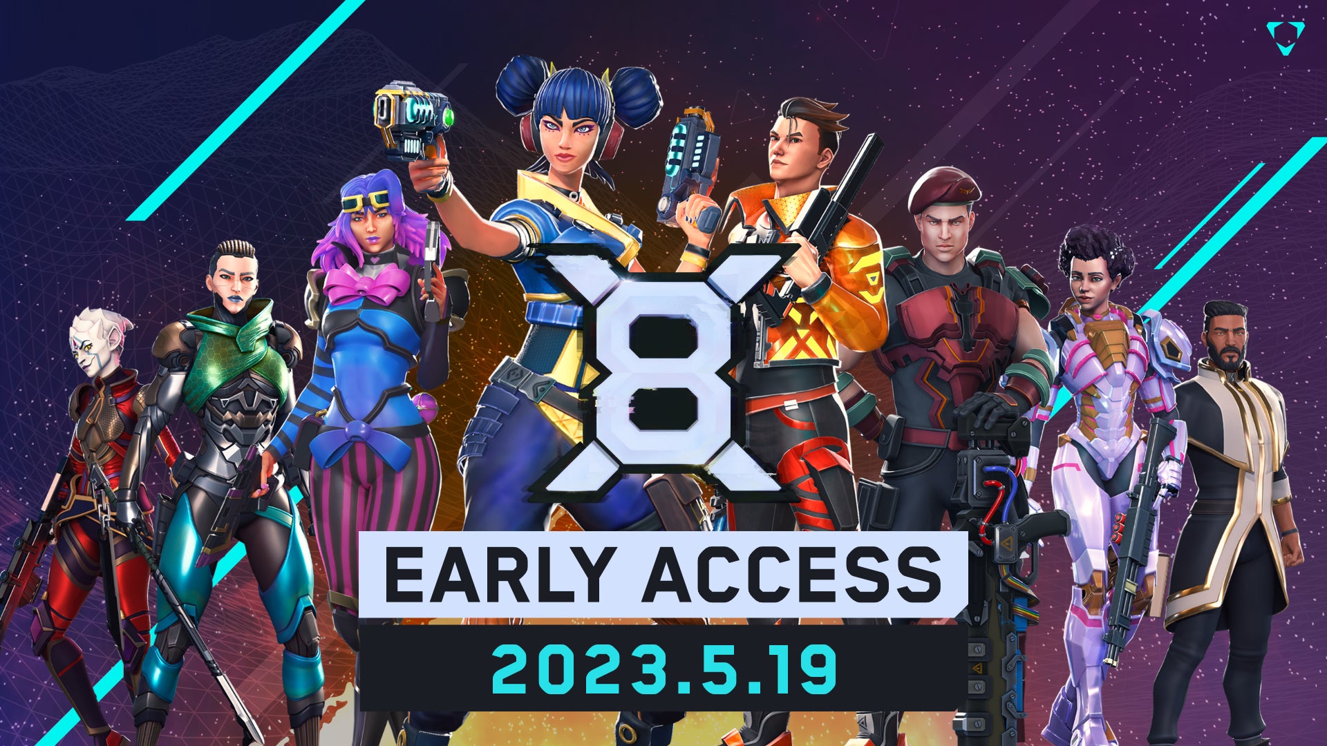 5vs5のVRマルチプレイヒーローシューター『X8（エックスエイト）』、5月19日にMeta Quest の App Lab と Steam にて無料アーリーアクセスを開始！ローンチトレーラーを公開！のサブ画像1