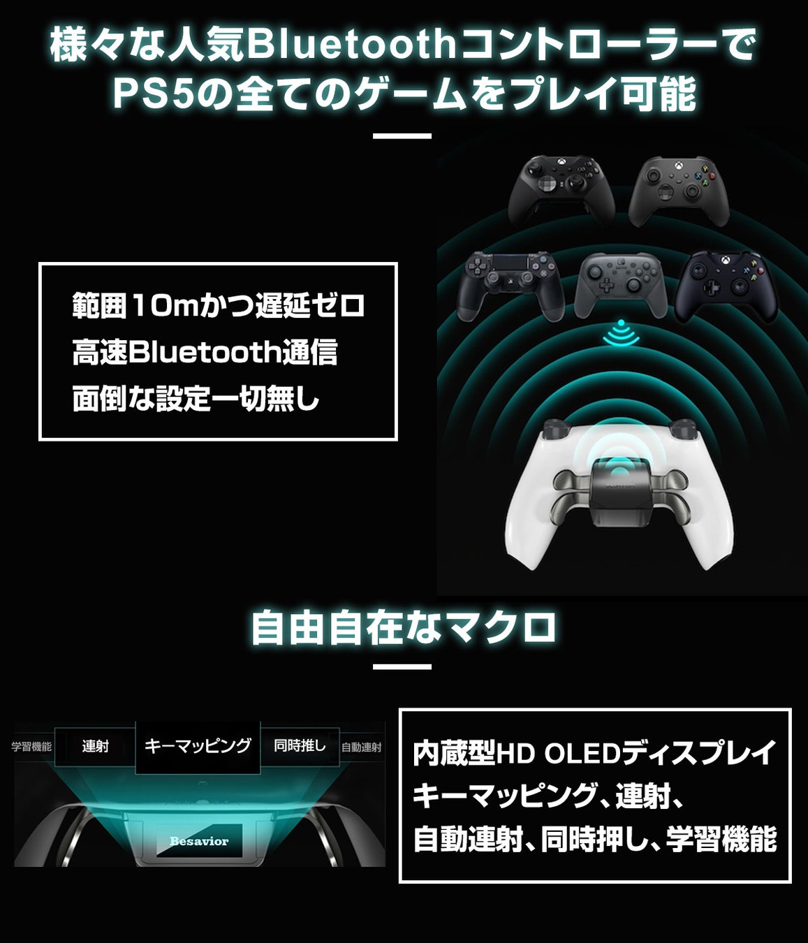 PS5用の新作ゲーミングコンバーター「Besavior」販売開始！のサブ画像4