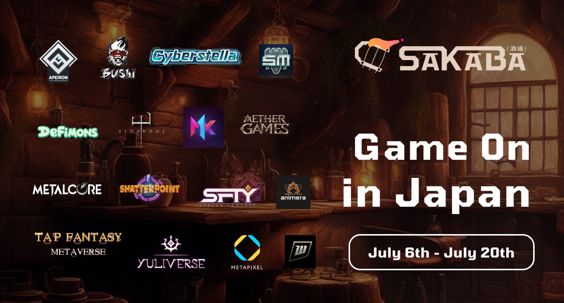 SakabaがJapan Blockchain Weekの開催に伴い「Japan Game Journey」を開始のサブ画像4