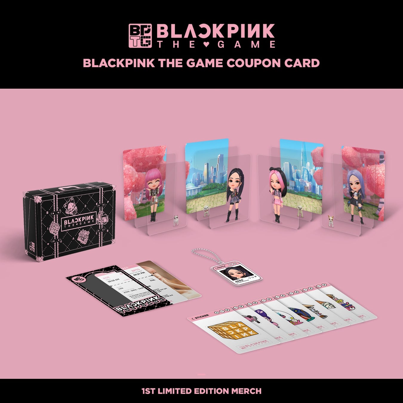 「BLACKPINK ザ・ゲーム　クーポンカード」6/12先行予約販売開始のサブ画像1