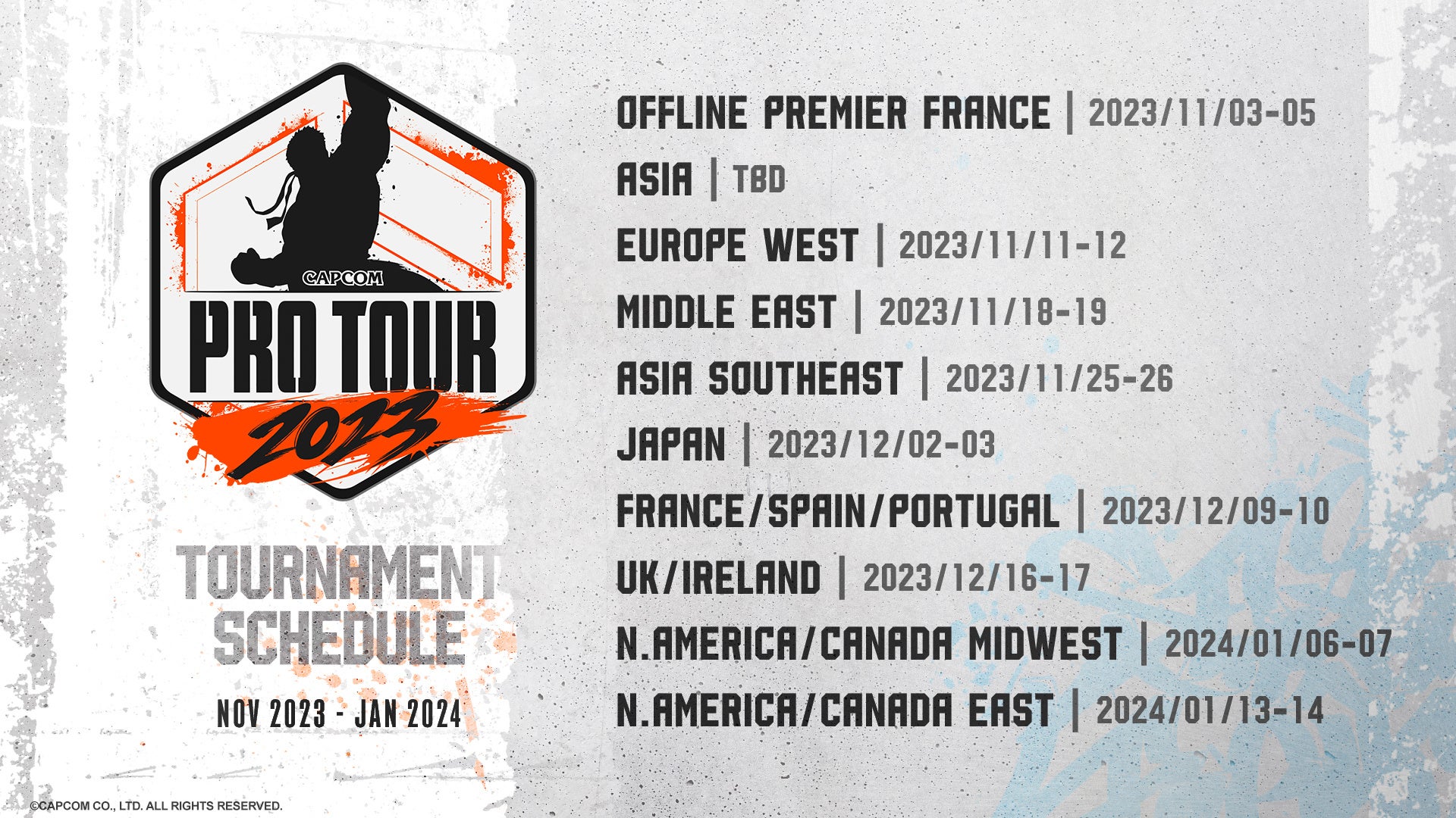 「CAPCOM Pro Tour 2023」大会スケジュールと対象地域が公開！のサブ画像3