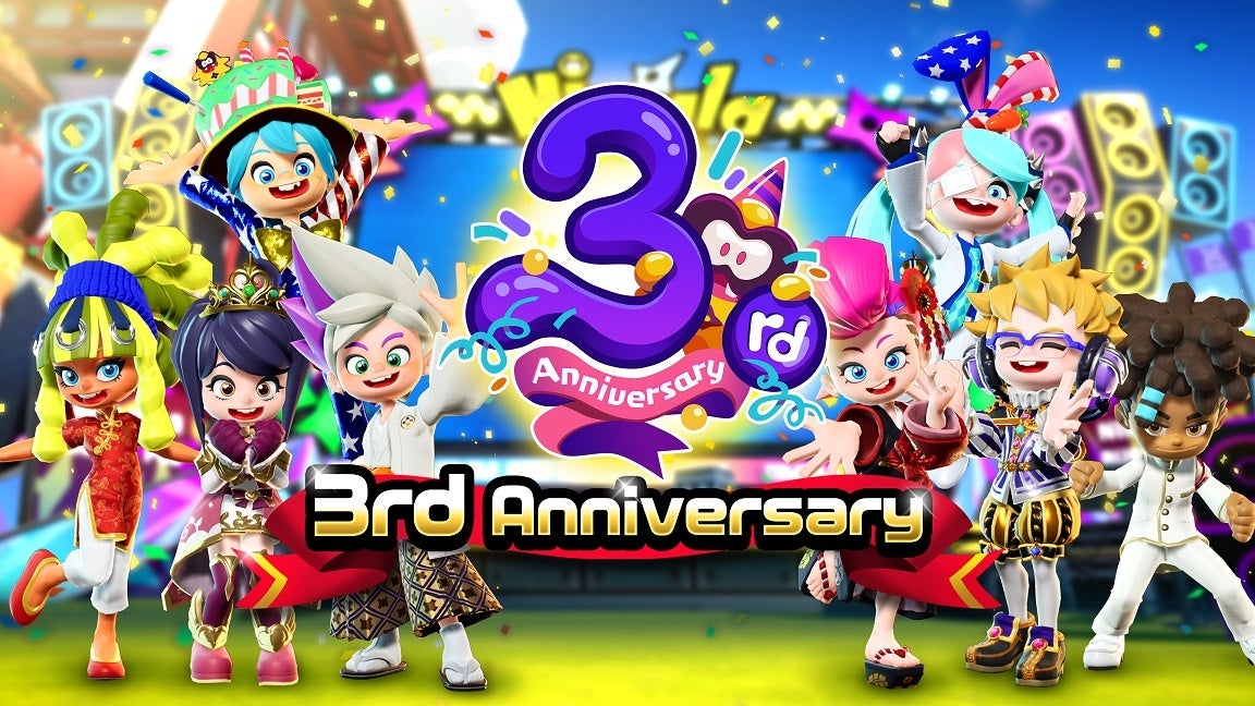 【ニンジャラ】サービス開始からまもなく3周年！記念にキャンペーンを開催！のサブ画像1_3周年記念キービジュアル