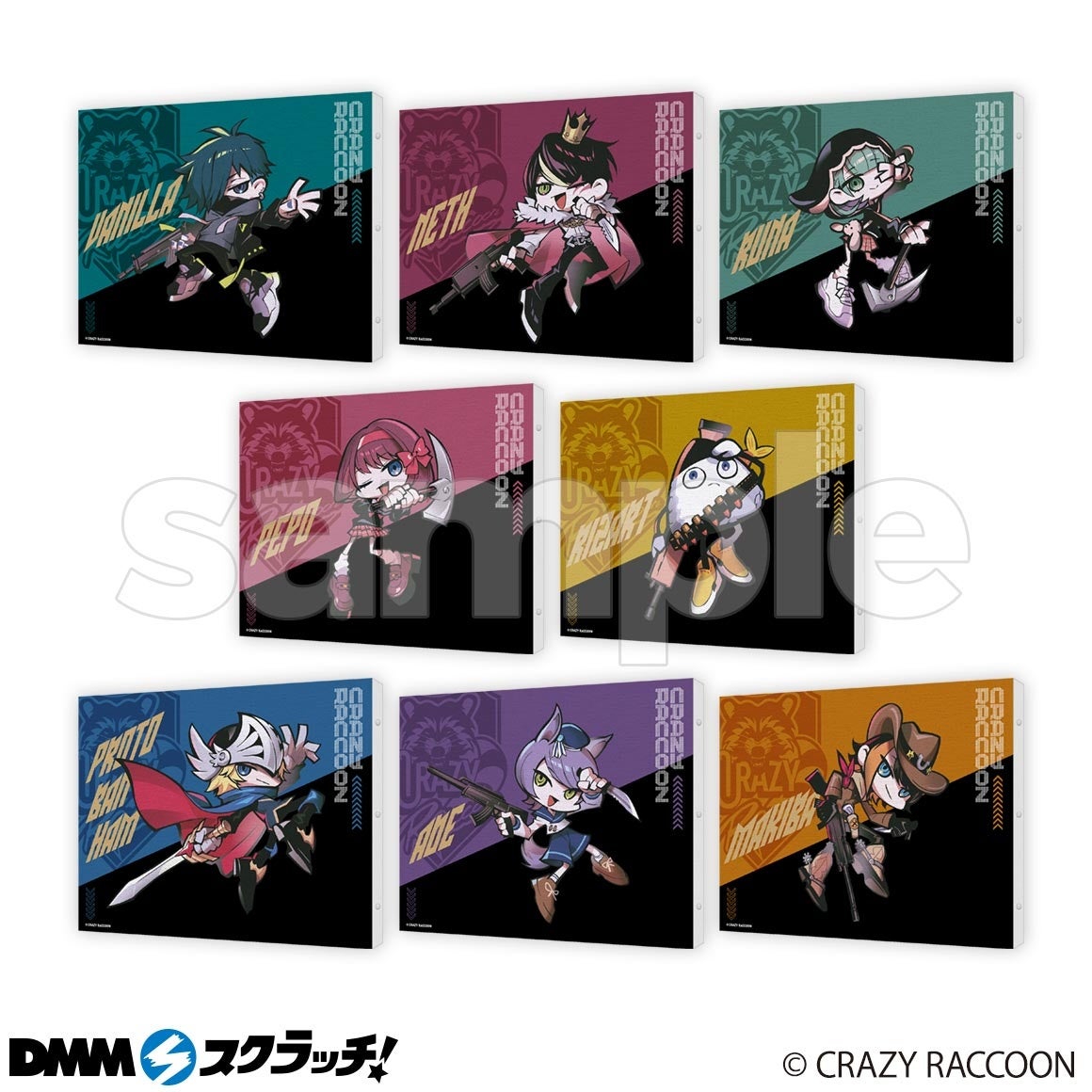 「Crazy Raccoon スクラッチ第二弾」6月9日（金）より期間限定で販売開始！のサブ画像2