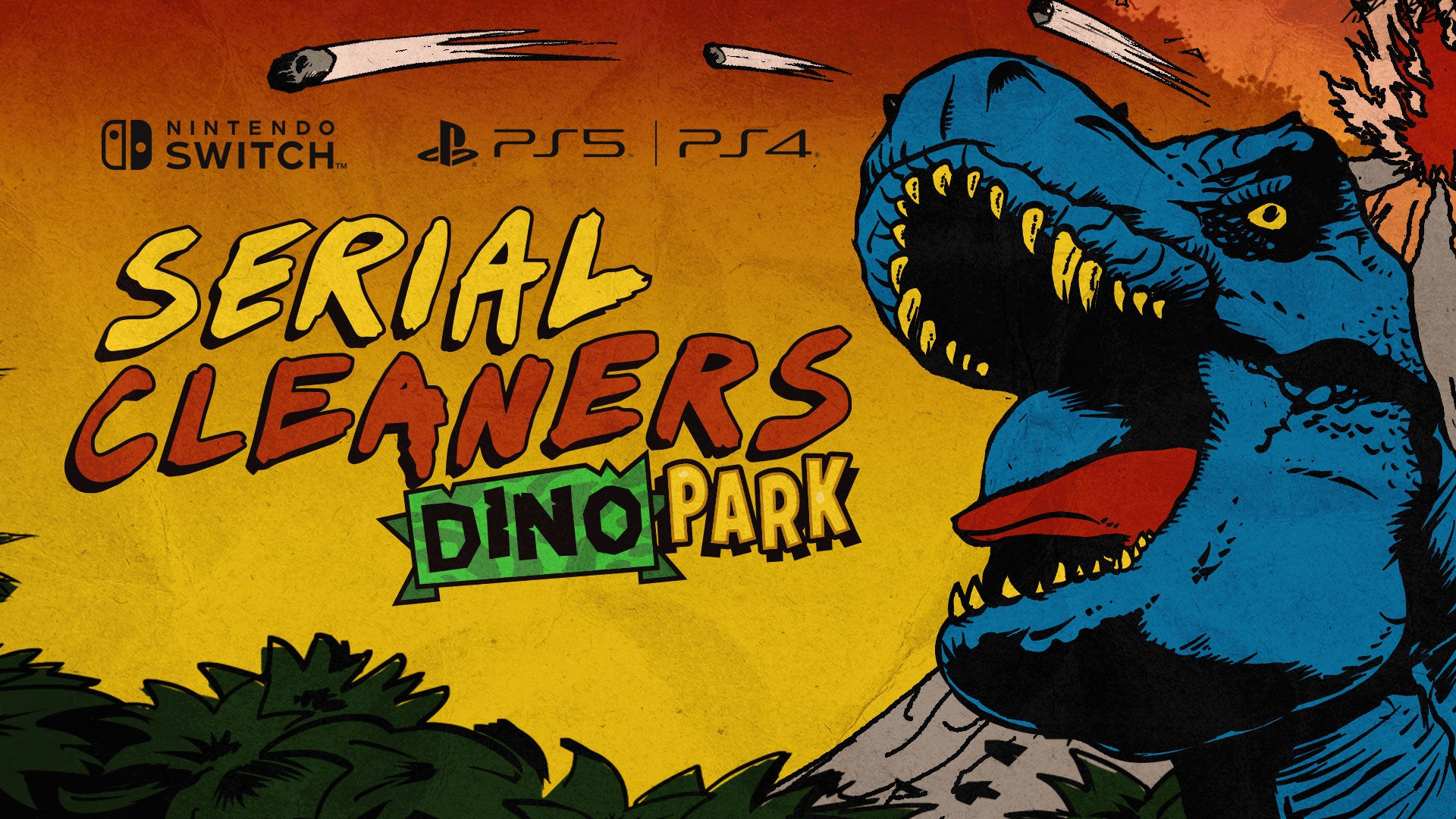 Switch/PS4/PS5用ソフト『シリアルクリーナーズ』新たなステージが追加される有料DLC「Dino Park DLC」配信開始！本日よりゲーム本編のダウンロード版セール（30%OFF）を実施！のサブ画像2