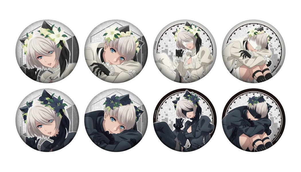 「NieR:Automata Ver1.1a in NAMJATOWN-クロトシロ-」 8月11日(金・祝)よりイベント開催！　２Bと９Sが、相対する黒と白の衣装を身にまとった美麗なイラストで登場のサブ画像2