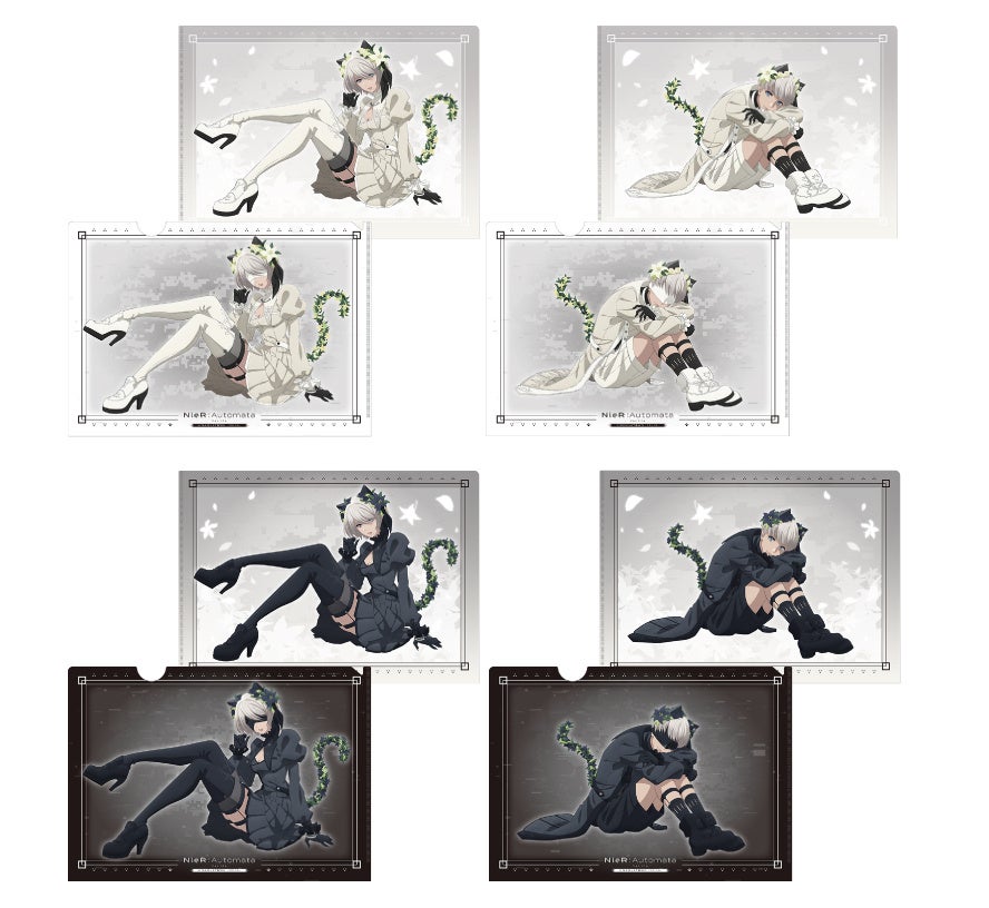 「NieR:Automata Ver1.1a in NAMJATOWN-クロトシロ-」 8月11日(金・祝)よりイベント開催！　２Bと９Sが、相対する黒と白の衣装を身にまとった美麗なイラストで登場のサブ画像6