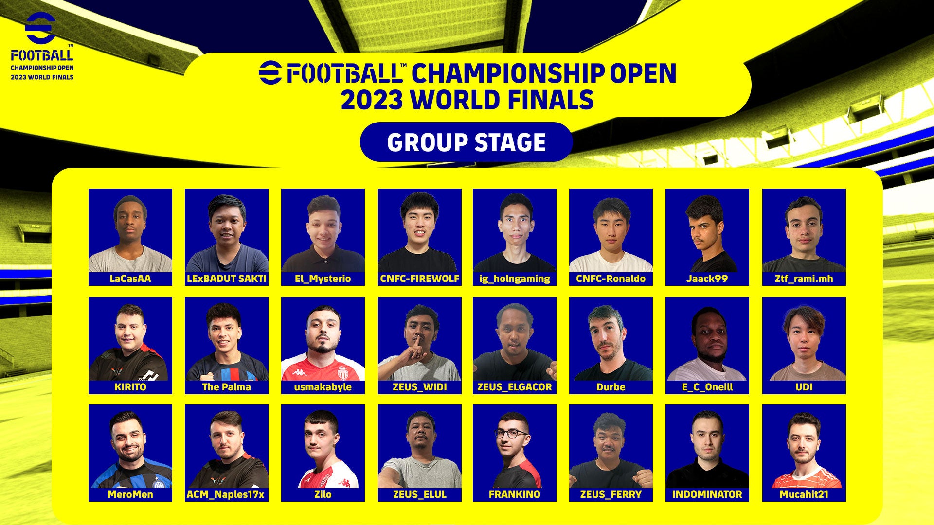 「eFootball™ Championship Open 2023 World Finals」7月22日(土)、23日(日)に3年ぶりにオフライン大会として開催のサブ画像2