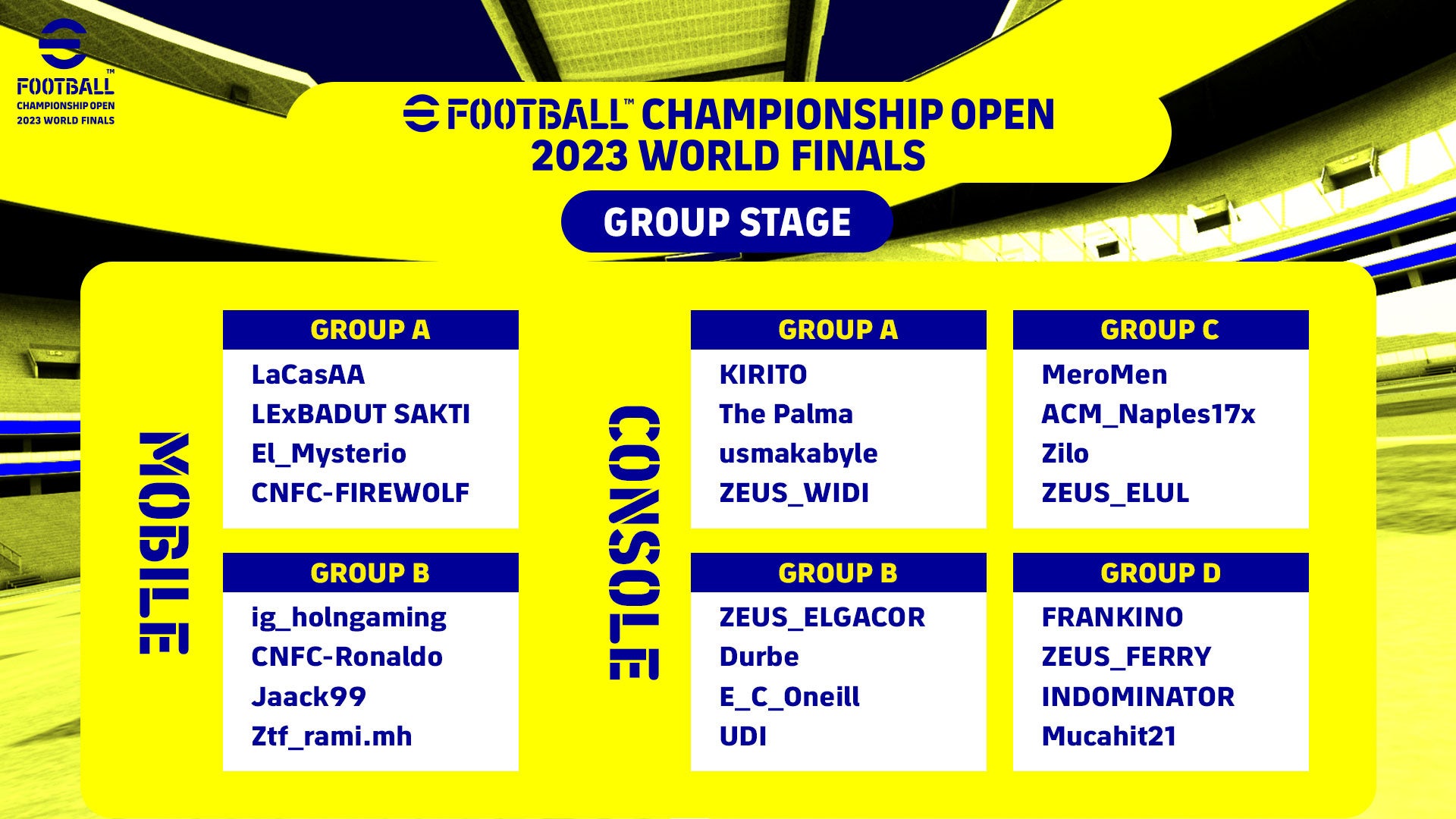 「eFootball™ Championship Open 2023 World Finals」7月22日(土)、23日(日)に3年ぶりにオフライン大会として開催のサブ画像3