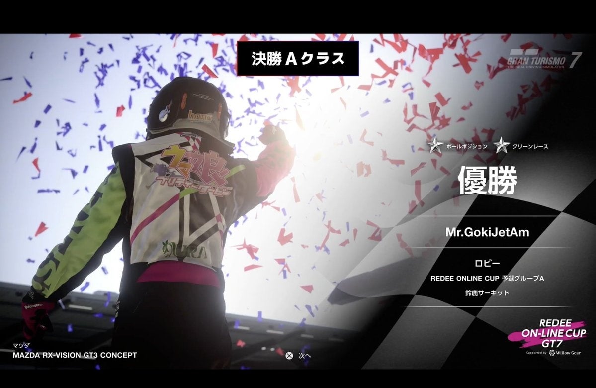 REDEE株式会社主催オンラインeスポーツ大会『REDEE ONLINE CUP GT7 supported by Willow Gear』を開催【イベントレポート】のサブ画像7