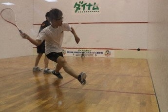 ダイナムCUP中四国オープンスカッシュ選手権のサブ画像3_ジュニア決勝