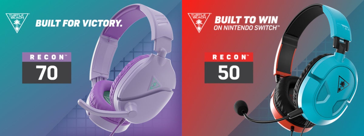 XboxやPS5®、Nintendo Switchなどに対応のTurtle Beachのゲーミングヘッドセット、サラウンド仕様の「Recon 70」とバイカラー「Recon 50」の販売を開始のサブ画像1