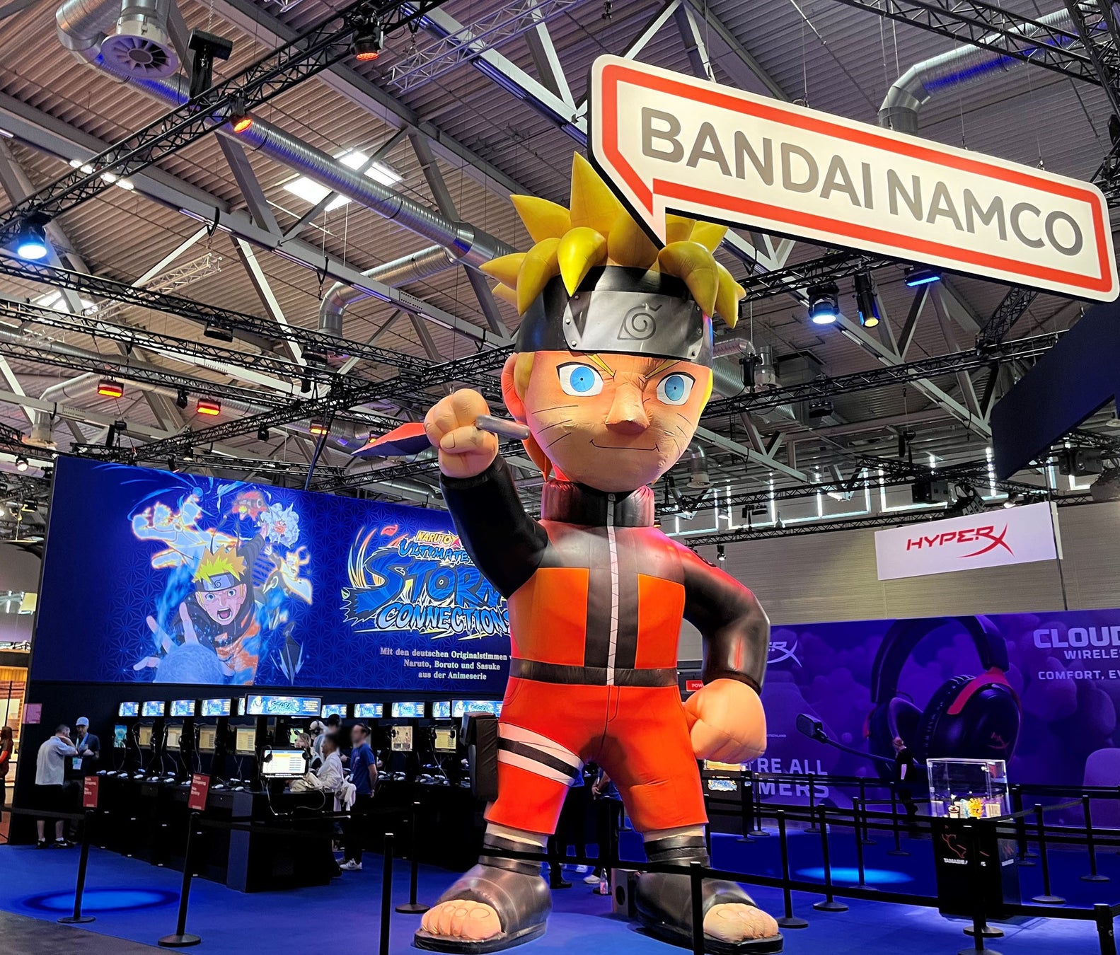 バンダイナムコエンターテインメント「gamescom2023」出展 注目6タイトルのオリジナルブースを展開！のサブ画像10_『NARUTO X BORUTO ナルティメットストームコネクションズ』ブース