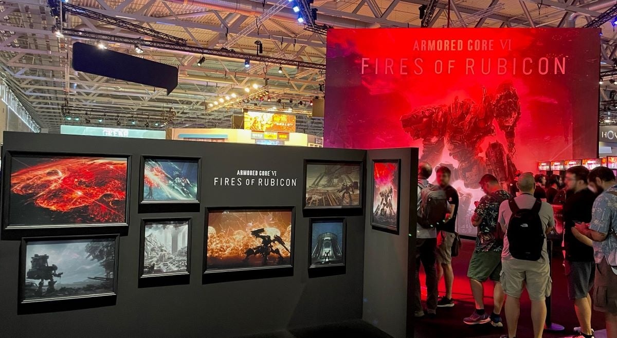 バンダイナムコエンターテインメント「gamescom2023」出展 注目6タイトルのオリジナルブースを展開！のサブ画像7_『ARMORED CORE VI FIRES OF RUBICON』ブース