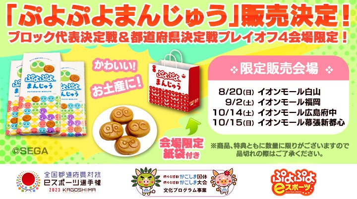 8月19日（土）「東北ブロック」、8月20日（日）「北信越ブロック」「全国都道府県対抗eスポーツ選手権 2023 KAGOSHIMA ぷよぷよ部門」ブロック代表決定戦／都道府県代表決定戦 プレイオフ」のサブ画像7