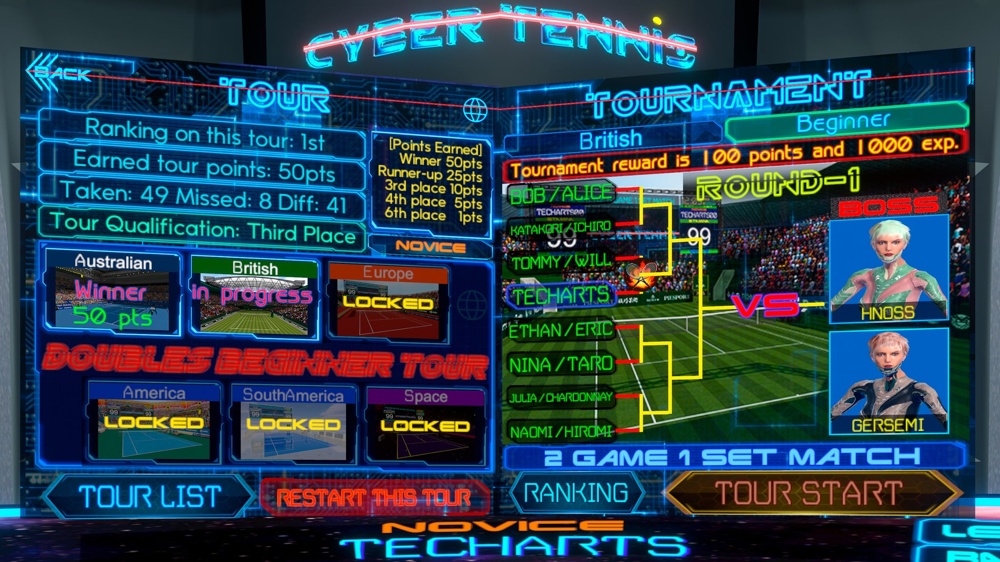 PICO 4 向けVRテニスゲーム『CYBER TENNIS』のリリースのお知らせのサブ画像9