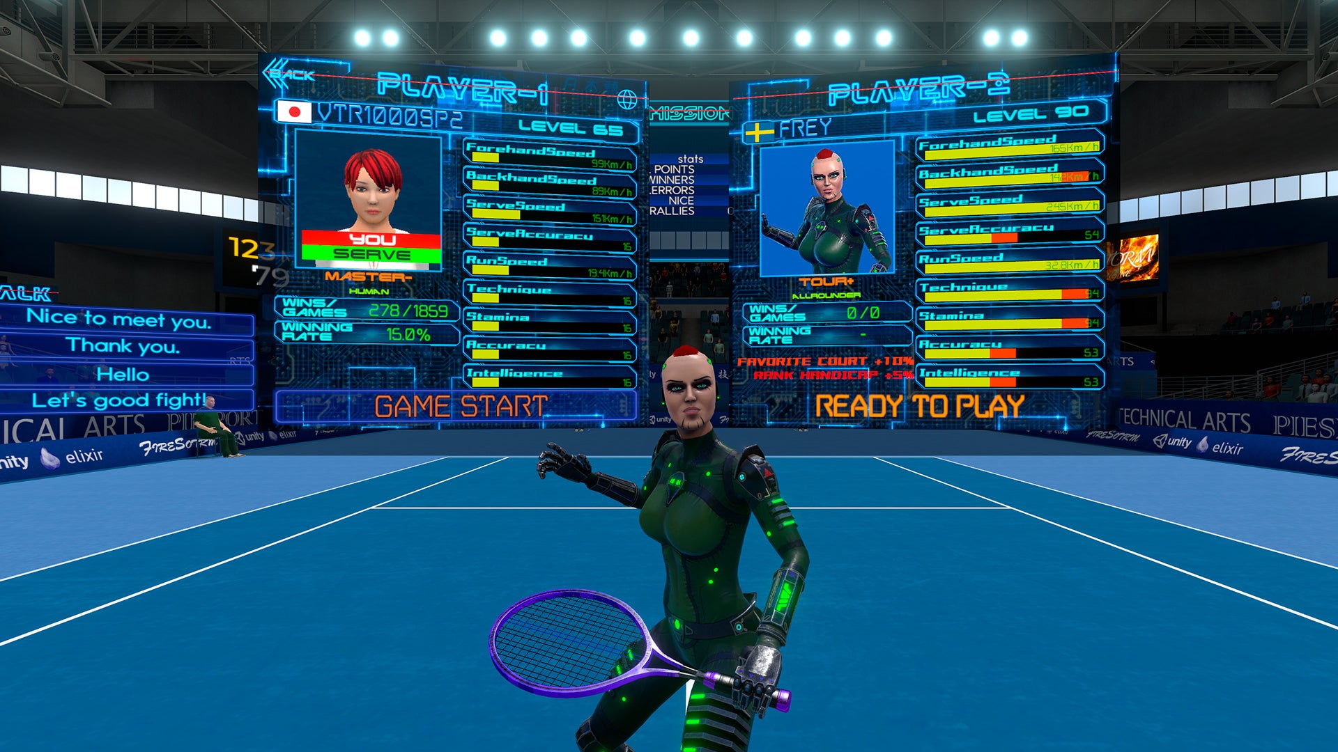 PICO 4 向けVRテニスゲーム『CYBER TENNIS』のリリースのお知らせのサブ画像8